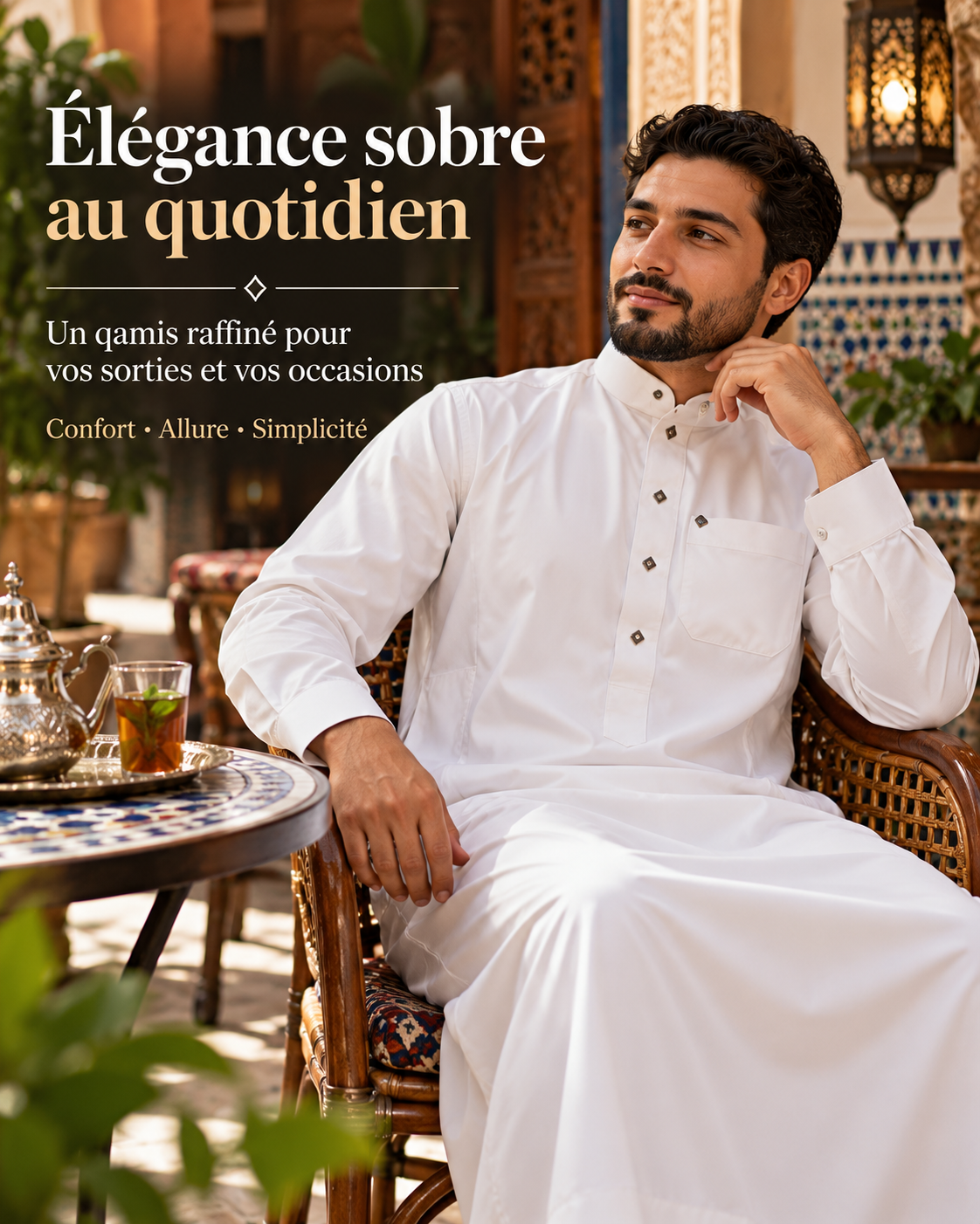 قميص رجالي صدافي قميجة