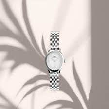 Montre Femme Élégante Bicolore – Bracelet Métallique Chic